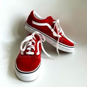 Vans Old Skool Unisex Racing Red True White